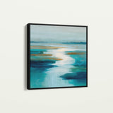 Abstract 1321 Canvas Art 60 x 60 cm / Black