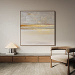 Abstract 1322 Canvas Art 60 x 60 cm / Black