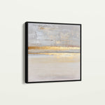 Abstract 1322 Canvas Art 60 x 60 cm / Black