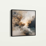 Abstract 1323 Canvas Art 60 x 60 cm / Black