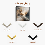Abstract 1323 Canvas Art 60 x 60 cm / Black