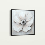 Floral 1323 Canvas Art 60 x 60 cm / Black