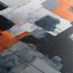 Abstract 1324 Canvas Art 60 x 60 cm / Black
