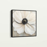 Floral 1325 Canvas Art 60 x 60 cm / Black
