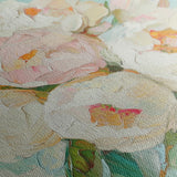 Floral 1327 Canvas Art 60 x 60 cm / Black
