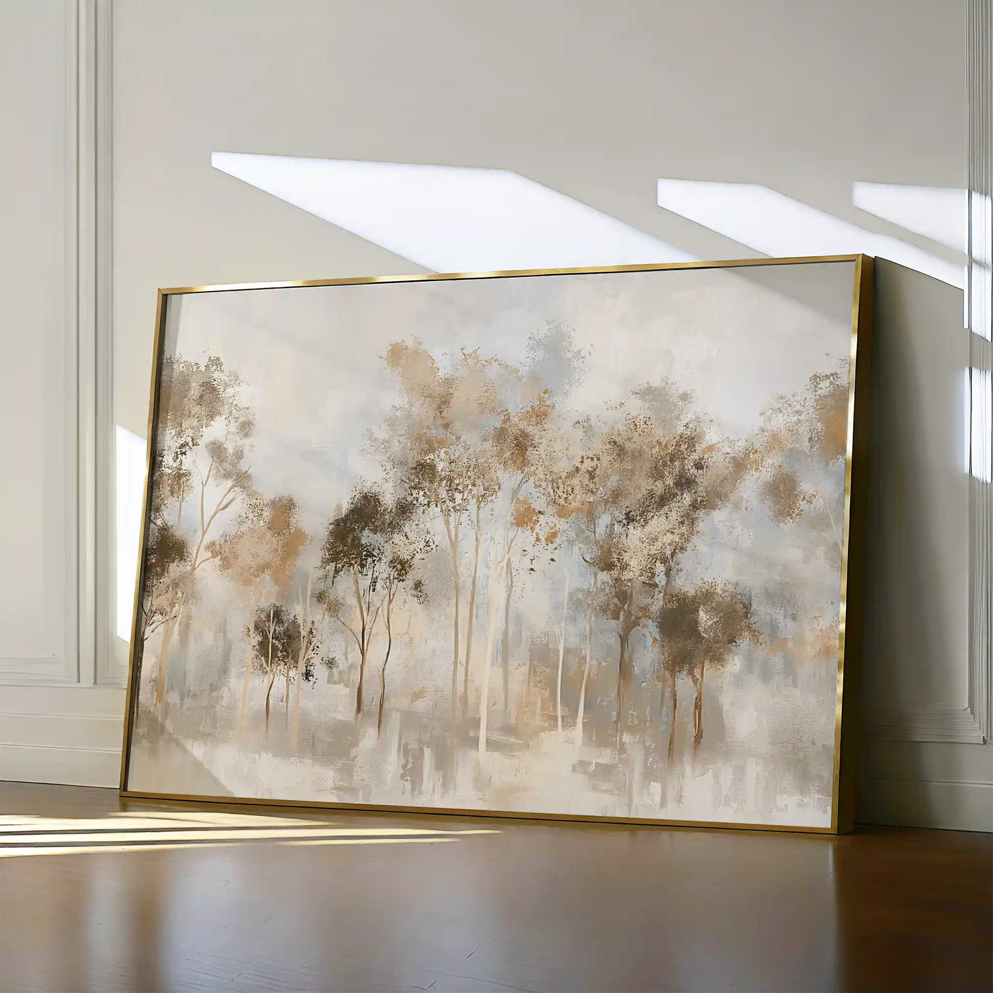 Floral 133 Canvas Art 60 x 40 cm / Black