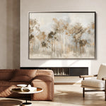 Floral 133 Canvas Art 60 x 40 cm / Black