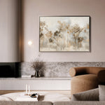 Floral 133 Canvas Art 60 x 40 cm / Black
