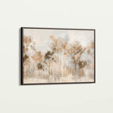 Floral 133 Canvas Art 60 x 40 cm / Black