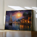 Landscape 133 Canvas Art 60 x 40 cm / Black