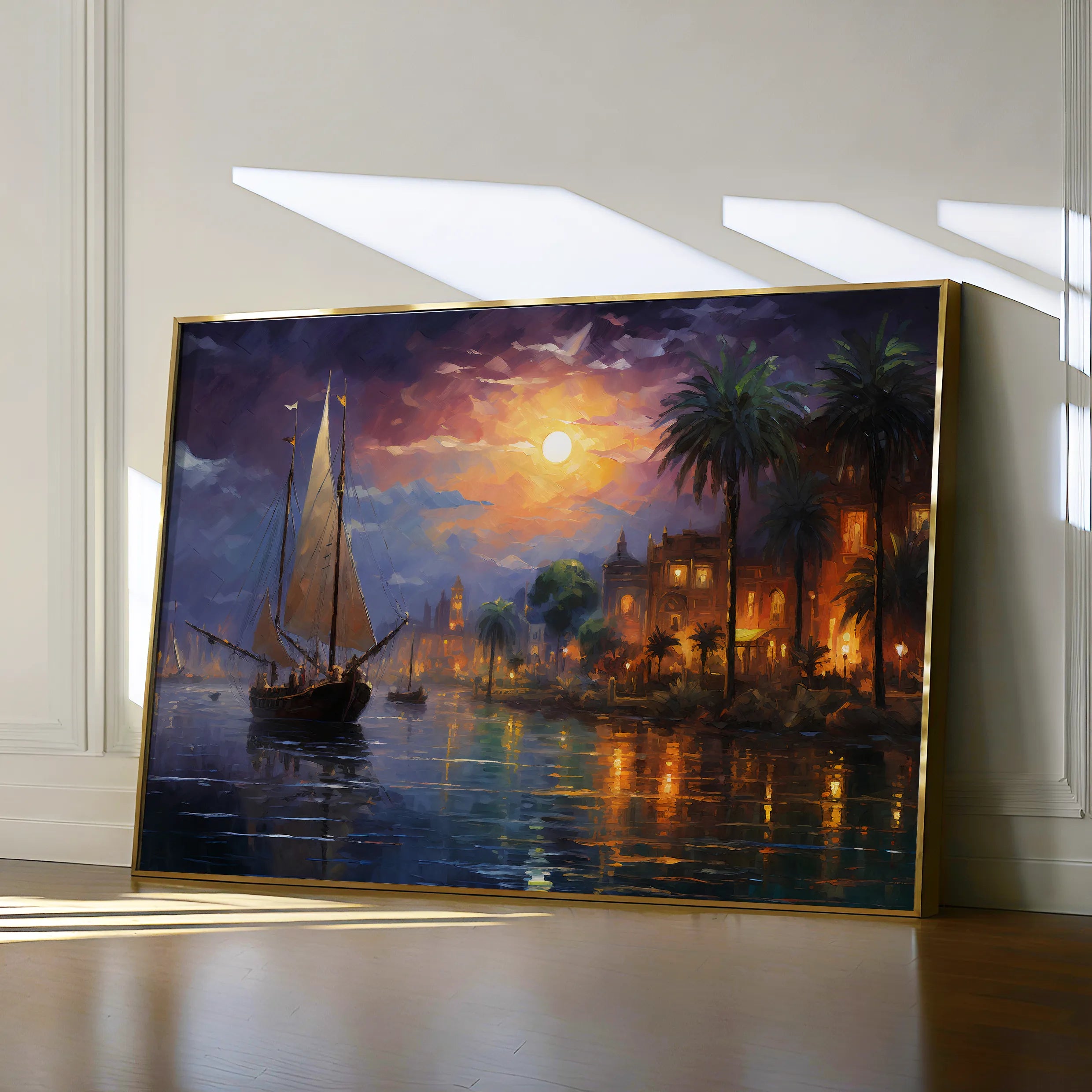 Landscape 133 Canvas Art 60 x 40 cm / Black