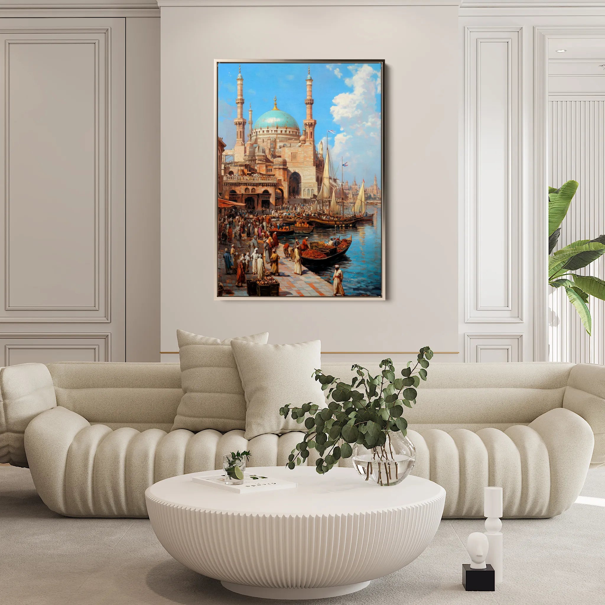 Orientalist 133 Canvas Art 60 x 40 cm / Black