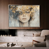 Portrait 133 Canvas Art 60 x 40 cm / Black