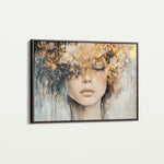 Portrait 133 Canvas Art 60 x 40 cm / Black