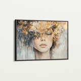 Portrait 133 Canvas Art 60 x 40 cm / Black