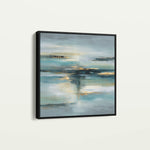 Abstract 1331 Canvas Art 60 x 60 cm / Black
