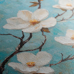 Floral 1332 Canvas Art 60 x 60 cm / Black