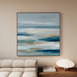 Abstract 1333 Canvas Art 60 x 60 cm / Black