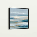 Abstract 1333 Canvas Art 60 x 60 cm / Black