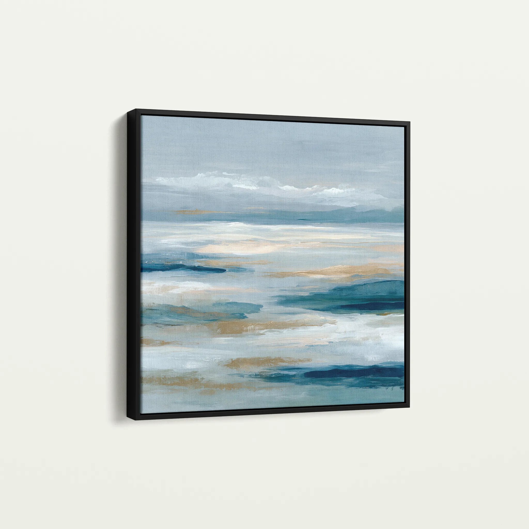 Abstract 1333 Canvas Art 60 x 60 cm / Black