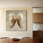 Abstract 1334 Canvas Art 60 x 60 cm / Black