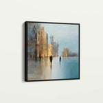 Abstract 1335 Canvas Art 60 x 60 cm / Black