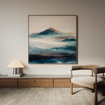 Abstract 1336 Canvas Art 60 x 60 cm / Black