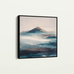 Abstract 1336 Canvas Art 60 x 60 cm / Black