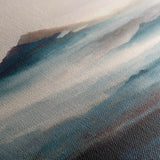 Abstract 1336 Canvas Art 60 x 60 cm / Black