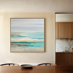 Abstract 1337 Canvas Art 60 x 60 cm / Black