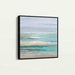 Abstract 1337 Canvas Art 60 x 60 cm / Black