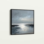 Abstract 1338 Canvas Art 60 x 60 cm / Black