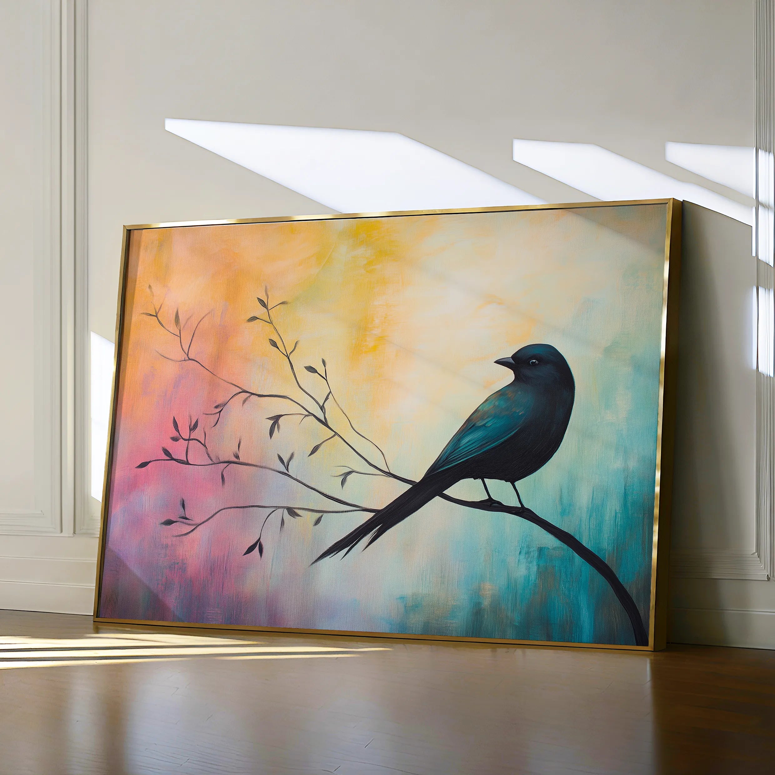 Animals 134 Canvas Art 60 x 40 cm / Black
