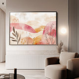 Boho 134 Canvas Art 60 x 40 cm / Black