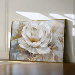 Floral 134 Canvas Art 60 x 40 cm / Black