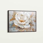 Floral 134 Canvas Art 60 x 40 cm / Black