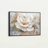 Floral 134 Canvas Art 60 x 40 cm / Black