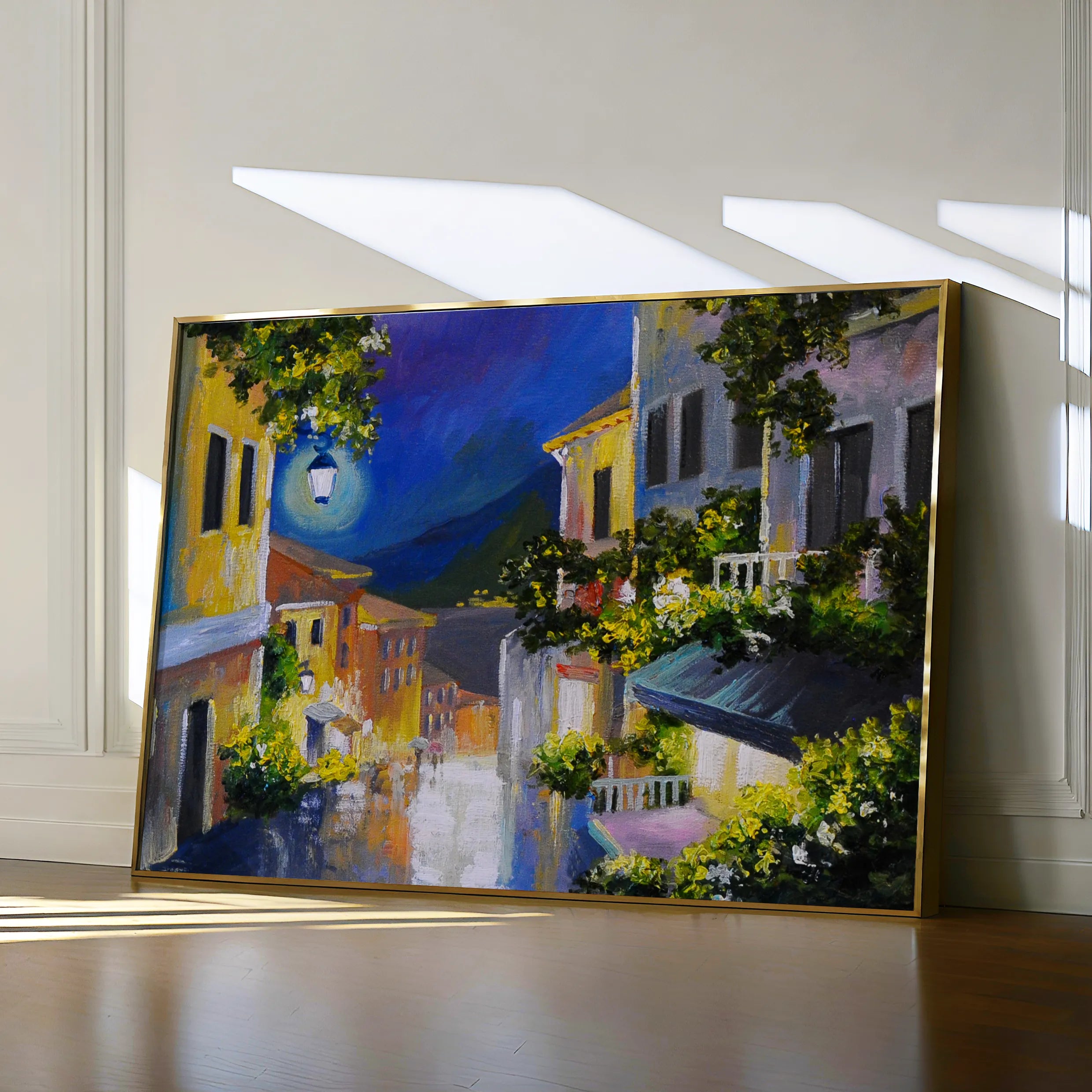 Landscape 134 Canvas Art 60 x 40 cm / Black
