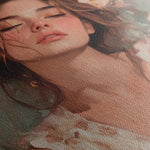 Portrait 134 Canvas Art 60 x 40 cm / Black