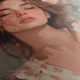Portrait 134 Canvas Art 60 x 40 cm / Black