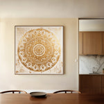 Abstract 1340 Canvas Art 60 x 60 cm / Black
