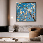 Floral 1340 Canvas Art 60 x 60 cm / Black