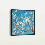 Floral 1340 Canvas Art 60 x 60 cm / Black