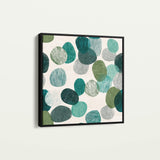 Abstract 1341 Canvas Art 60 x 60 cm / Black