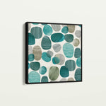 Abstract 1342 Canvas Art 60 x 60 cm / Black