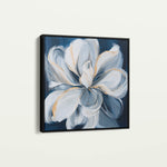 Floral 1342 Canvas Art 60 x 60 cm / Black