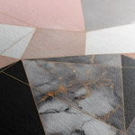 Abstract 1344 Canvas Art 60 x 60 cm / Black