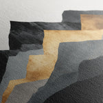 Abstract 1345 Canvas Art 60 x 60 cm / Black