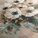 Floral 1345 Canvas Art 60 x 60 cm / Black