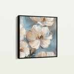 Floral 1348 Canvas Art 60 x 60 cm / Black